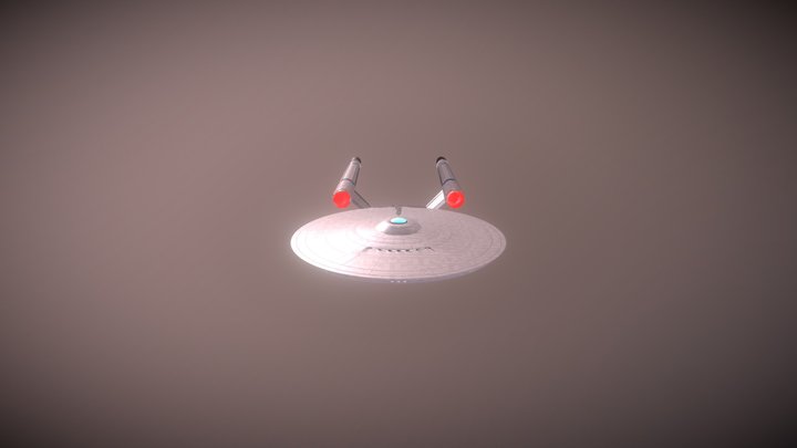 Enterprise Unfinished Test Export No livery 3D Model