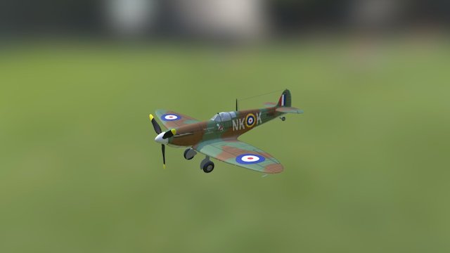 Spitfire – Modello 3D gratuito STL
