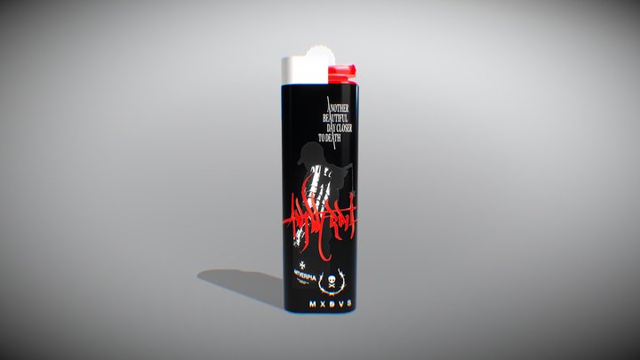 MXDVS Lighter 3D Model