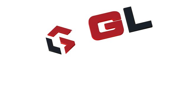 GL Logo 3D Model