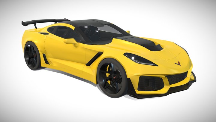 Chevrolet Corvette C7 ZR1 2019 3D Model