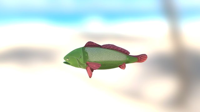 River's Forest Animals - Fish 3D Model