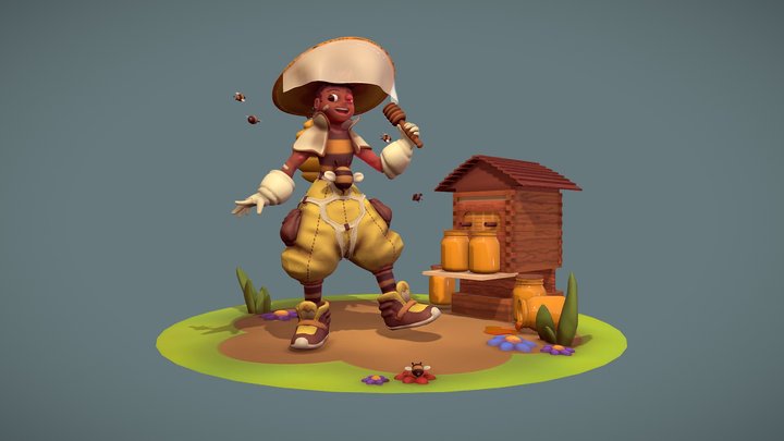 Keeper of Bees 3D Model