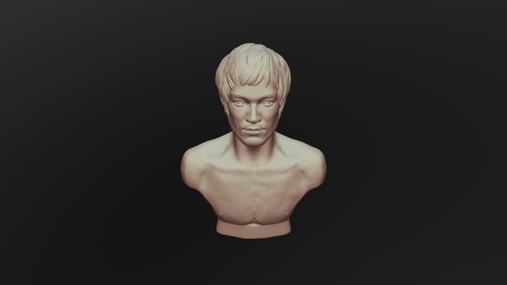 Bruce Lee 3D printable model 3D Model