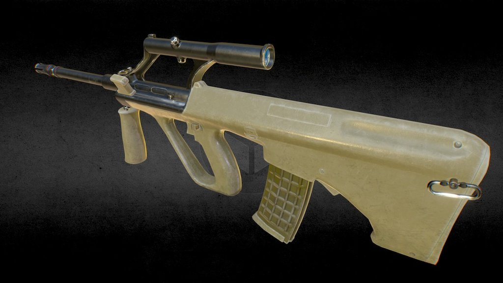 AUG_A1 - 3D model by StanislavShashkov [3e24b78] - Sketchfab
