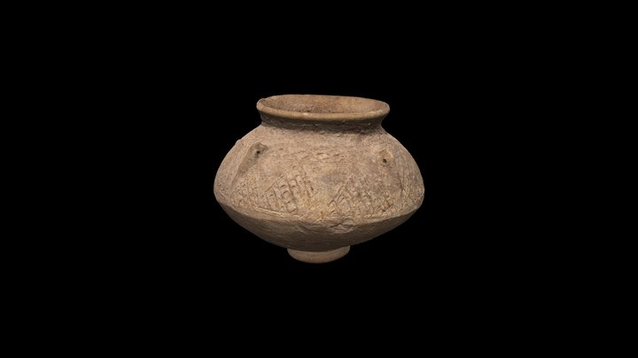 Decorated Pot 3D Model