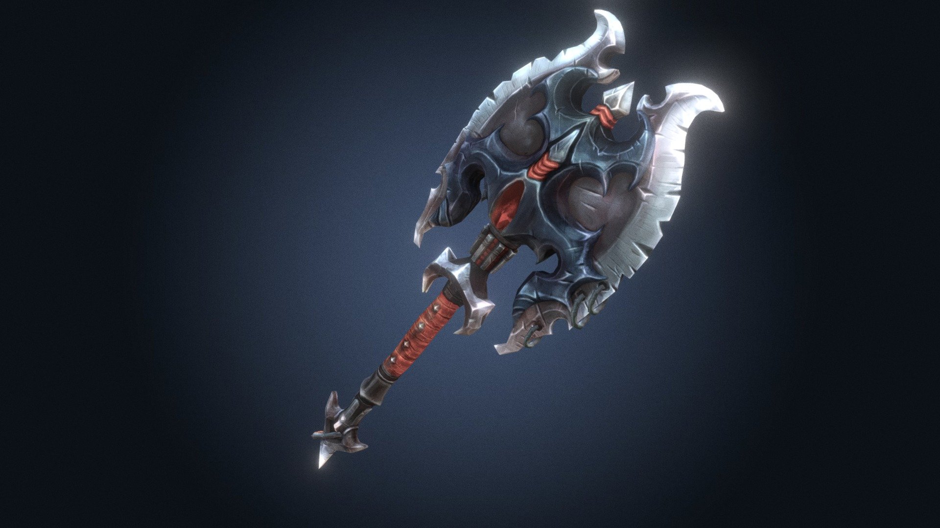 Battle Axe (Handpainted) - 3D model by YB (@maugli-xxx) [3e24c81 ...