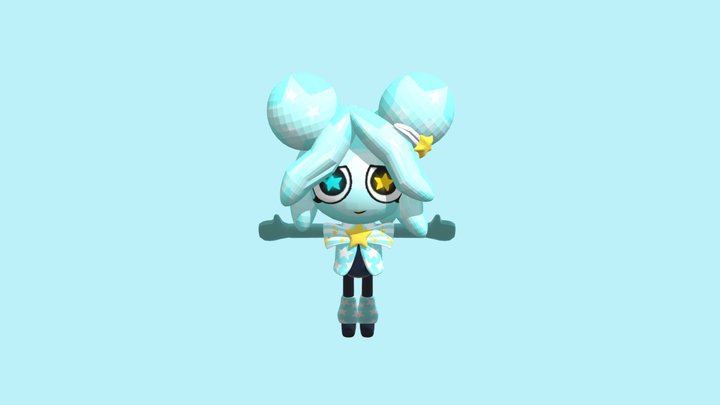 Star-Time Lani (Dandy’s World OC Skin) 3D Model