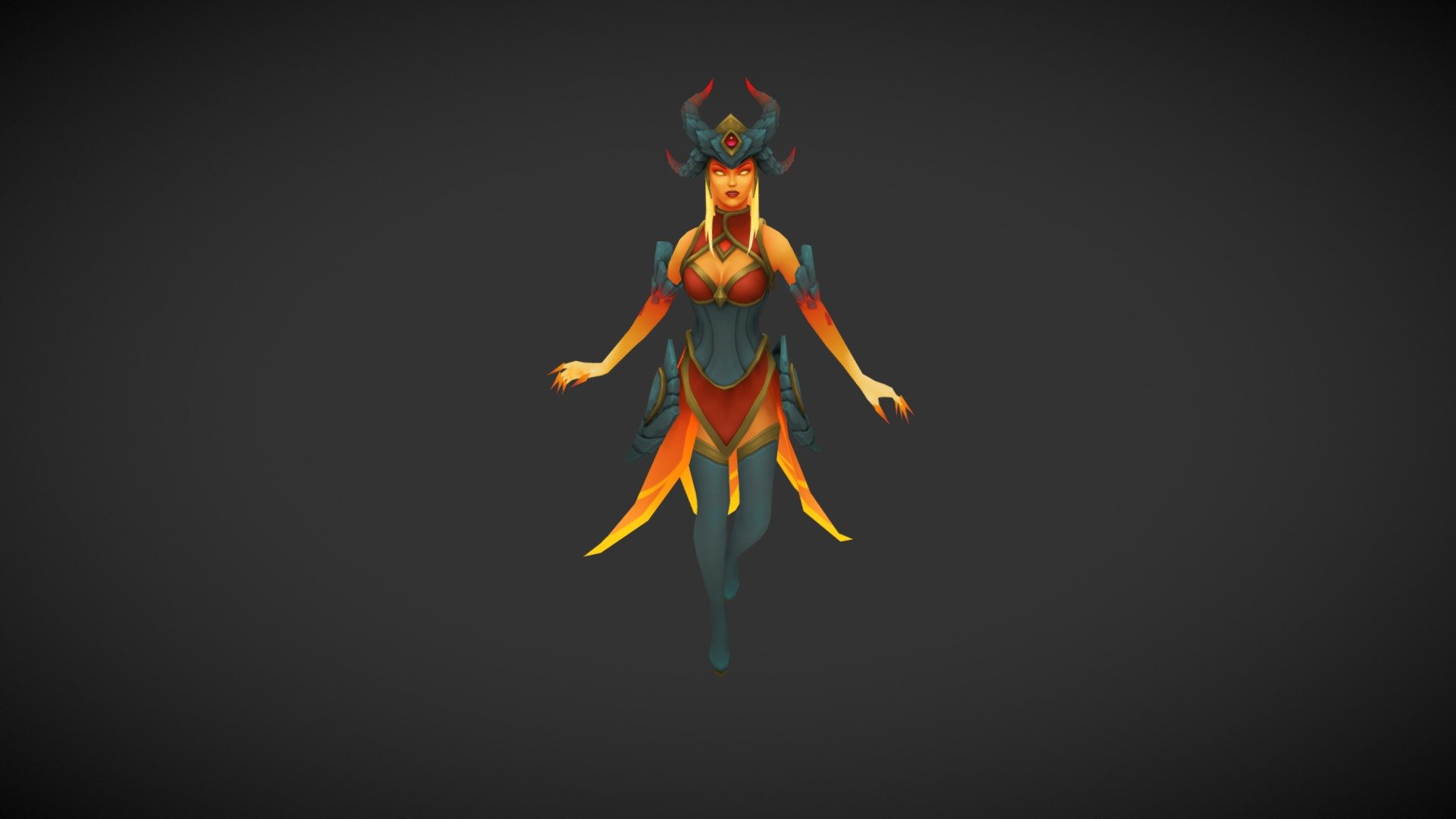 Infernal Syndra D Model By Joyafilomena E Sketchfab