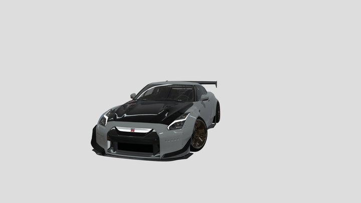 nissan_gt-r35_rocket_bunny 3D Model