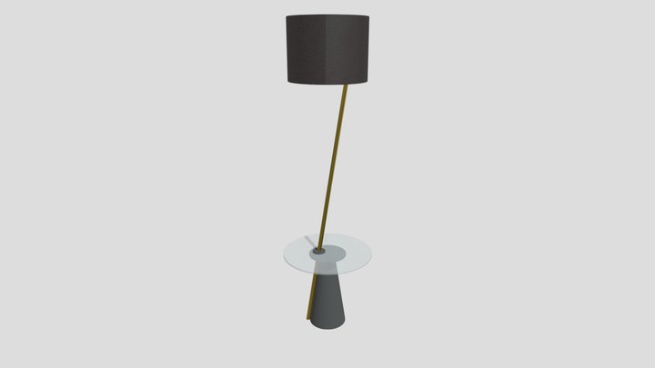 Dem Sehpalı Lambader 3D Model
