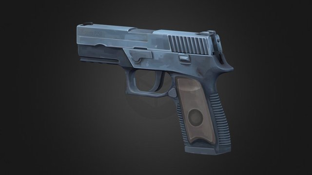 TF2 P250 Skin 3D Model