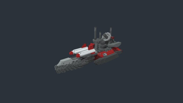 Soviet Ship 3D Model