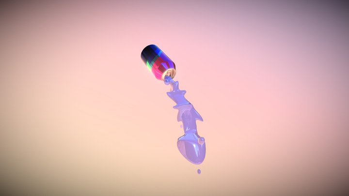 soda can spill 3D Model