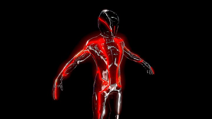 Tron-character 3D Model