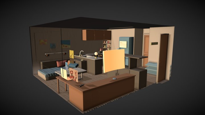 Apartment Interior 3D Model