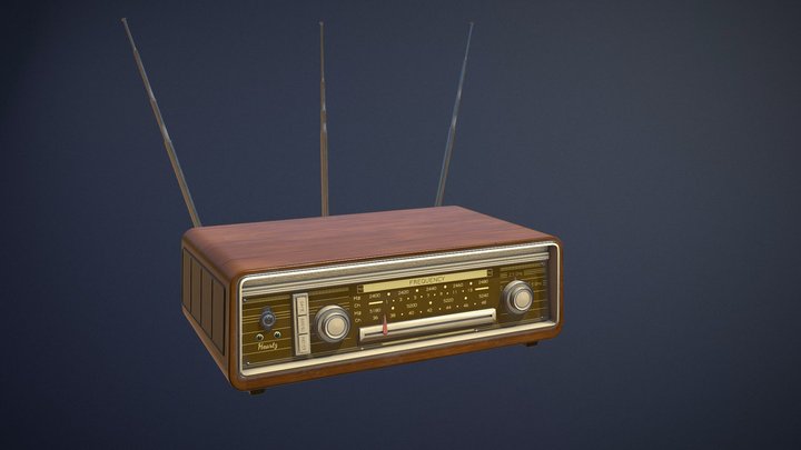 Grandpa's Wifi Router (free game-ready asset) 3D Model