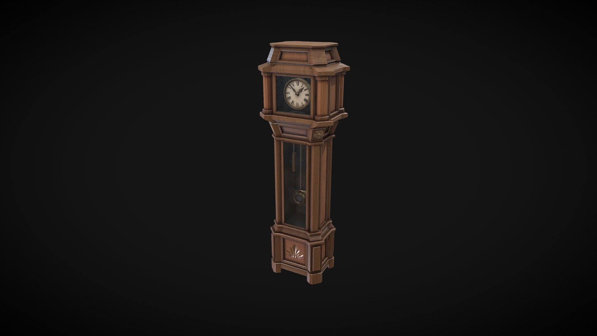 Pendulum Clock - Buy Royalty Free 3D model by kraffing [3e2ba9c ...