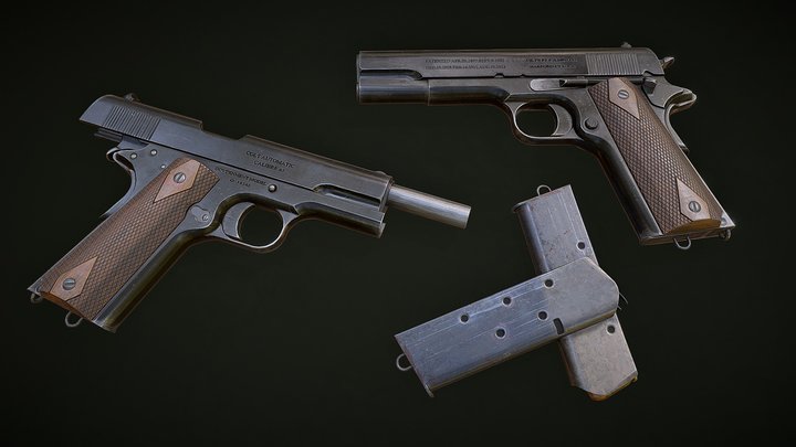 Colt 1911 3D Model
