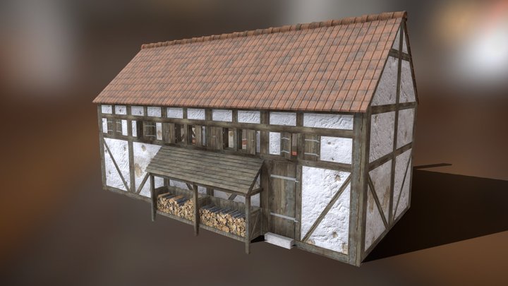 Rural brewery - 17th century 3D Model