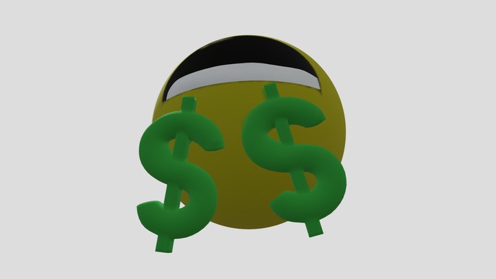Money emoji 3D Model