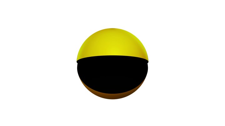 Pacman Simples 3D Model