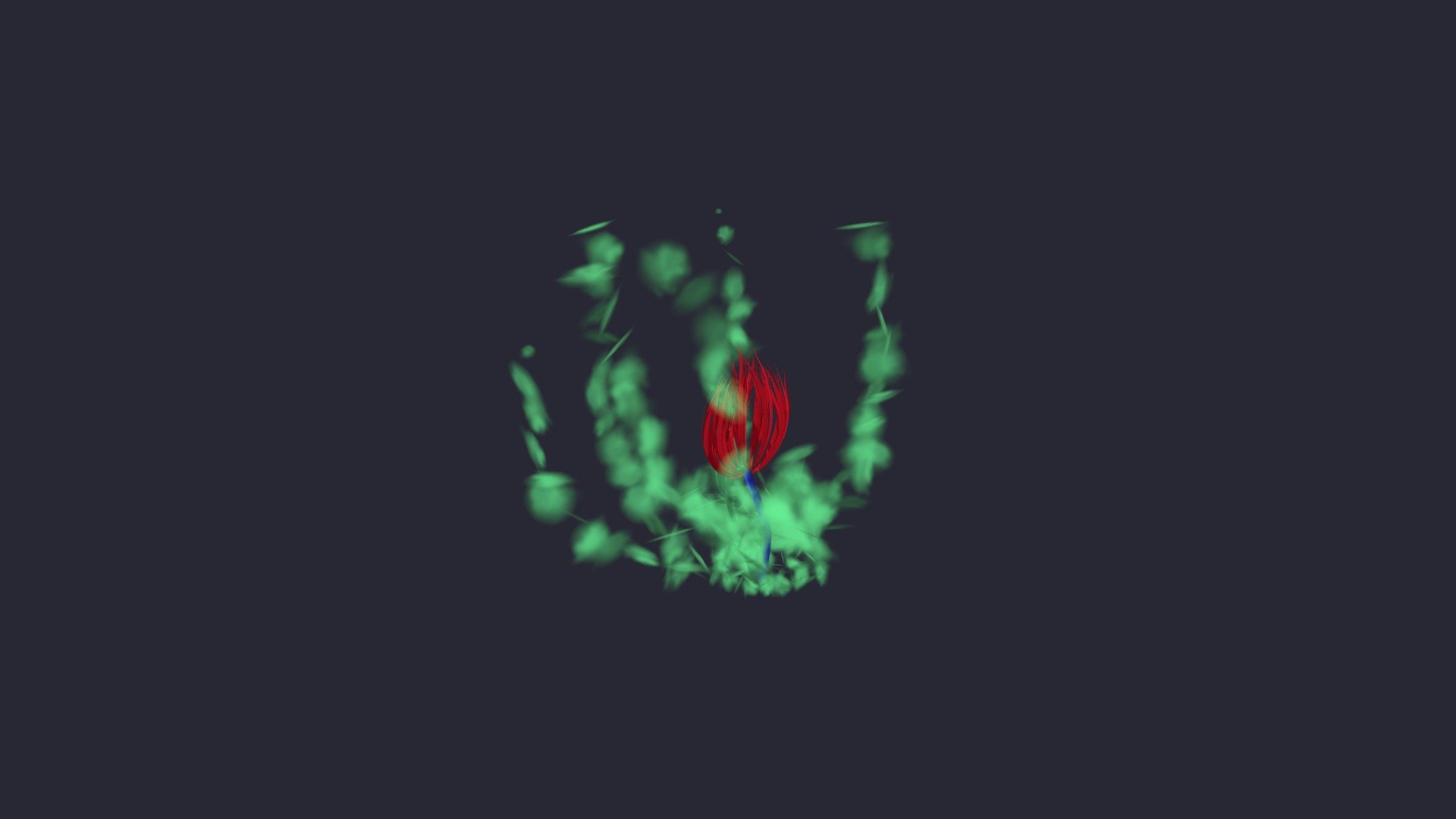 Tilt brush fleur