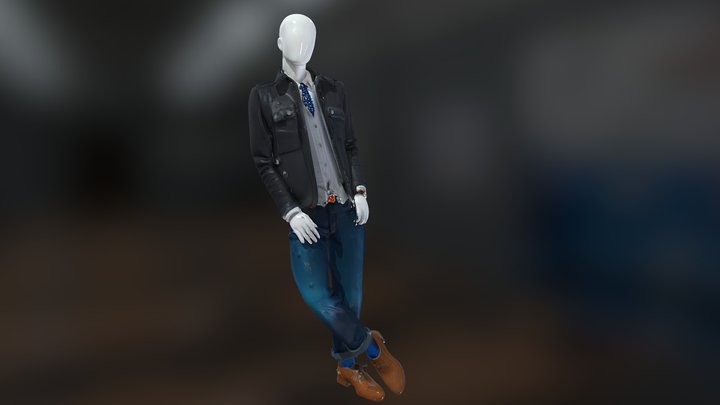 Metaretail: Denim Mannequin (TRIPO) – Modèle 3D gratuit STL