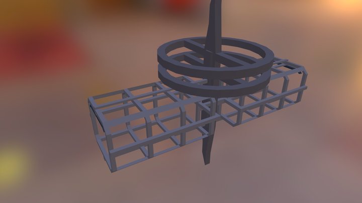 Small Ship Factory 3D Model