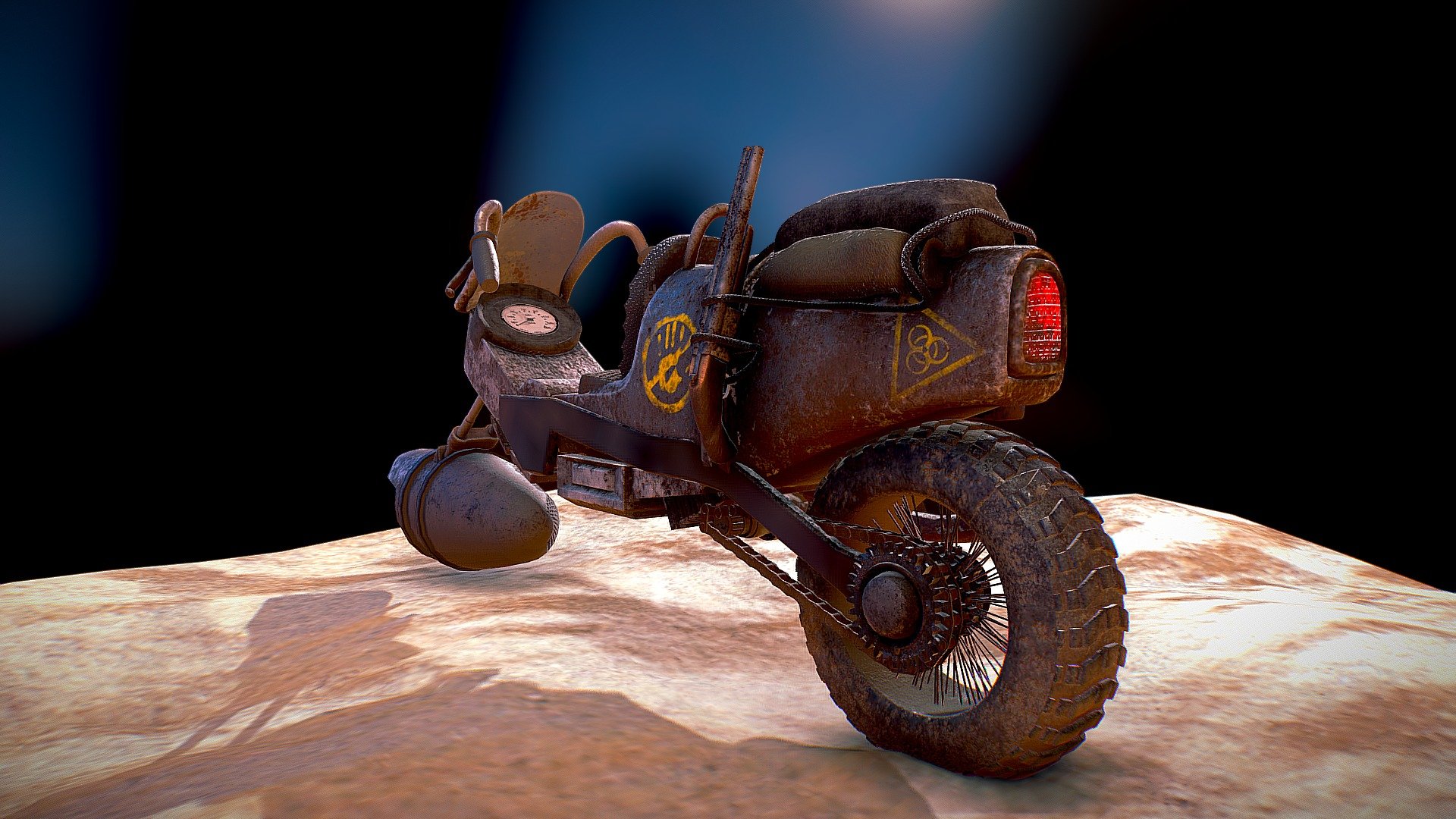 Post Apocalyptic Bike 3D Model - 3D Model By Santuchosantucho [3e2e15b ...