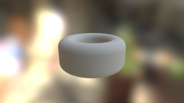 Necklace Element_Circle 18mm 3D Model