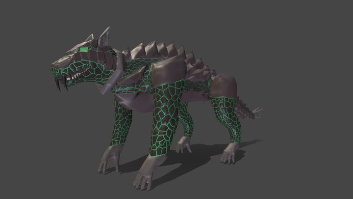 Ahuizotl WIP 3D Model