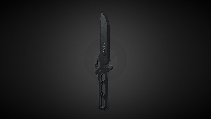 Military knives 3D Model