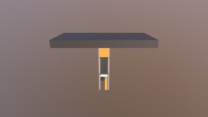 FHW TO BULKHEAD PARALLEL TO BEAM DETAIL 3D Model
