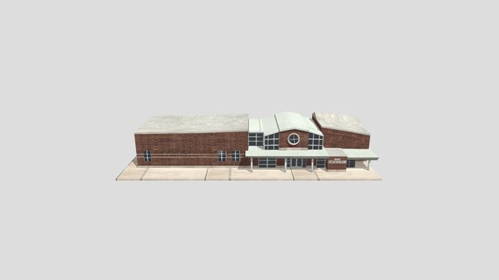Police Station 3D Model
