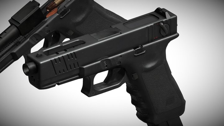 glock18c (remake) 3D Model