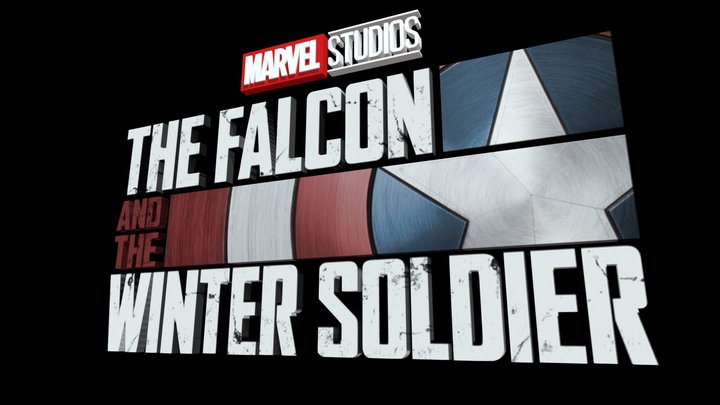 Marvel Phase 4 MCU Logo - Winter Soldier Falcon 3D Model