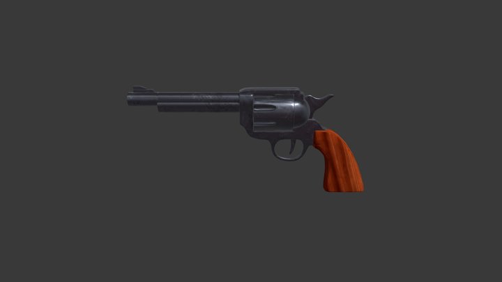 Revolver_high 3D Model