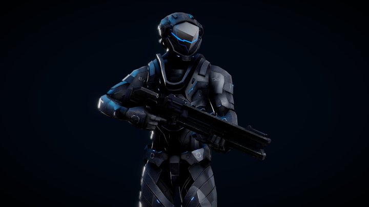 Sada Robot Character 3D Model