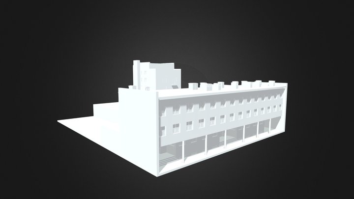 Gmach Posztowy, Rivne, 1935 3D Model