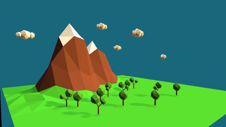 Mountains 3D Model