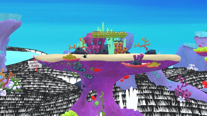 Nickelodeon All-Star Brawl Jellyfish Fields – Modelo 3D gratuito STL