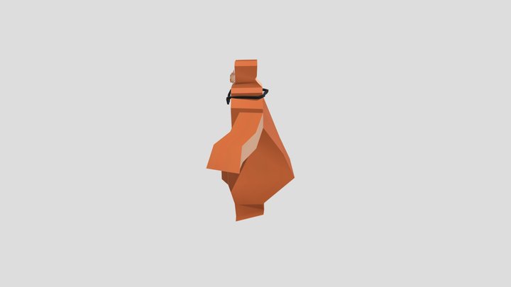 grizzy cartoon 3D Model