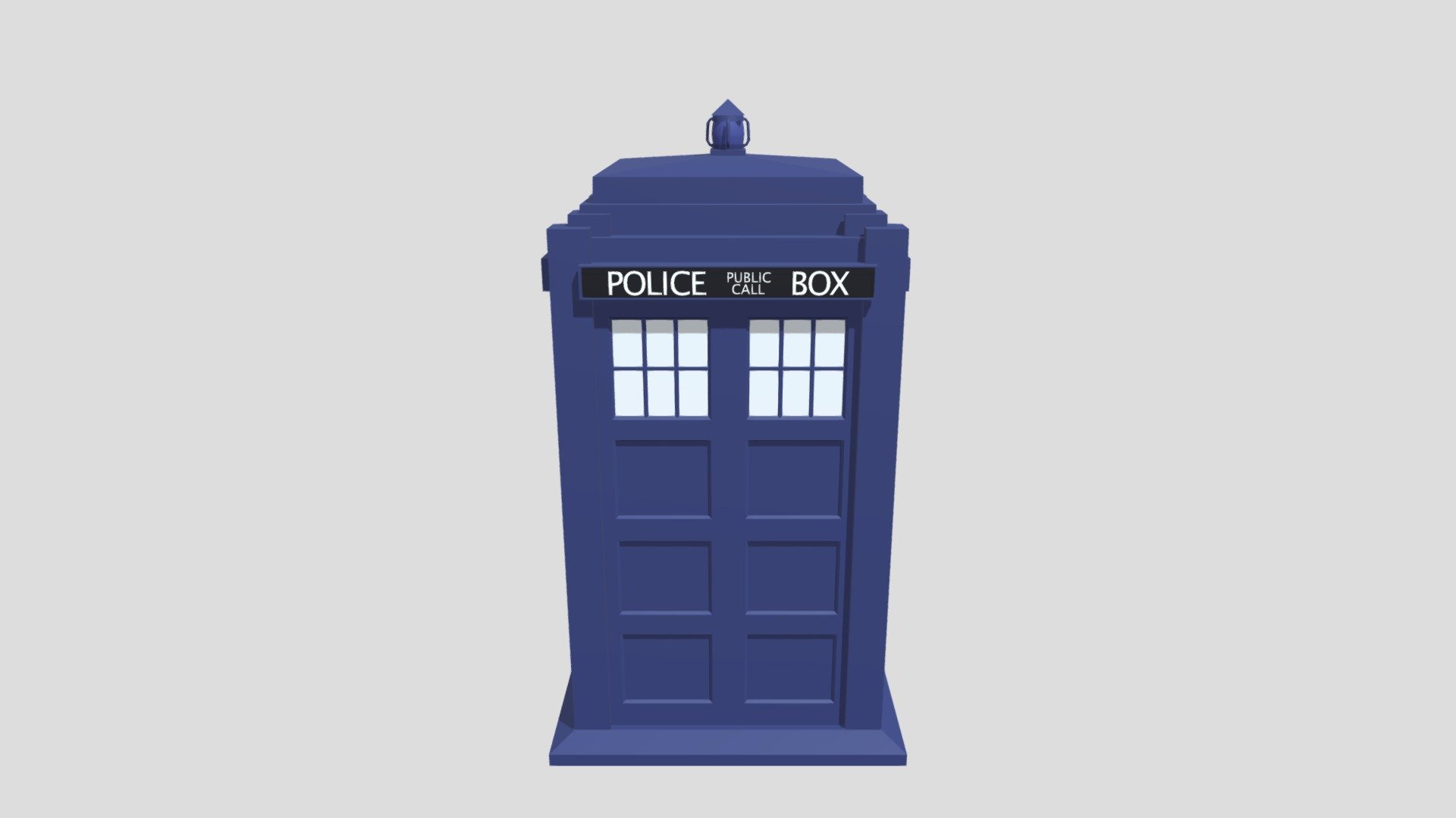 Tardis - Download Free 3D model by Puzoid [3e354a9] - Sketchfab