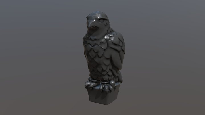 Faucon maltes 2 3D Model