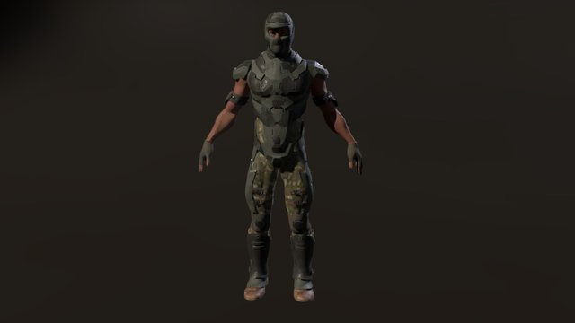 Rulez Mercenary version 3D Model
