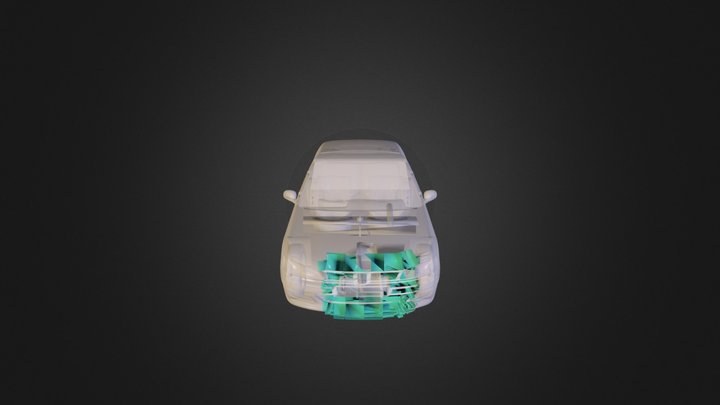 Car Crash 3D Model