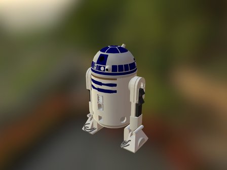 r-r2-d2 3D Model