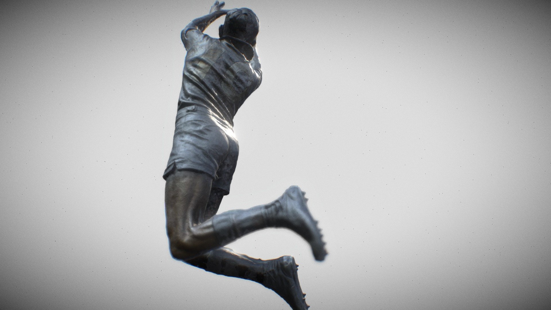 John Coleman statue, Melbourne Cricket Ground 3D model by RPBear