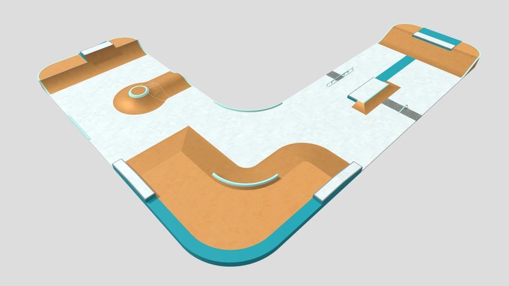 Avenel Skatepark 3D Model